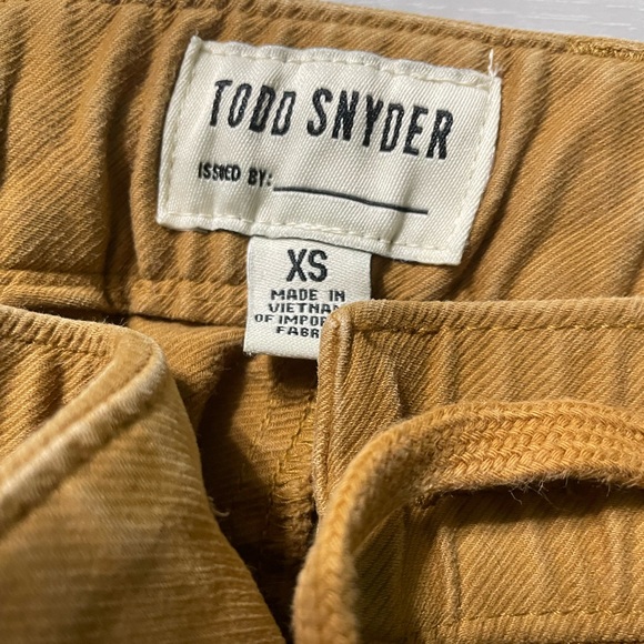 TODD SNYDER PANTS JOGGER IN BRONZE! Sz XS - Picture 6 of 6